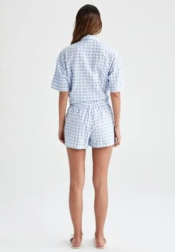 DeFacto Regular Fit - Shorts - Blue -DeFacto 00f3b0e9ae0248cab3ac7e76ea36f3ef