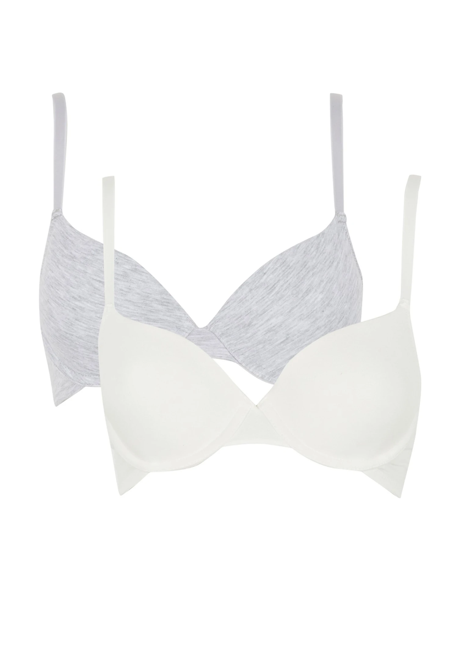 DeFacto 2Pack - T-Shirt Bh - White 9 DeFacto 2Pack - T-Shirt Bh - White - Afbeelding 7