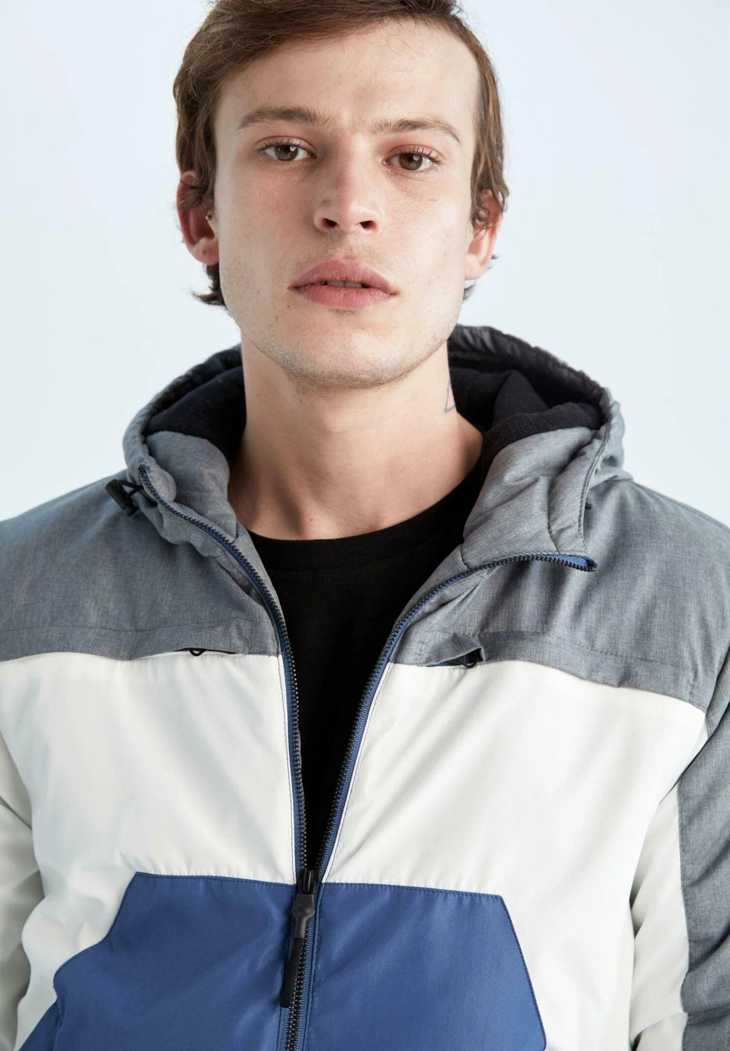 DeFacto Slim Fit - Winterjas - Grey 6 DeFacto Slim Fit - Winterjas - Grey - Afbeelding 4