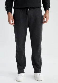 DeFacto Regular Fit - Trainingsbroek - Anthracite