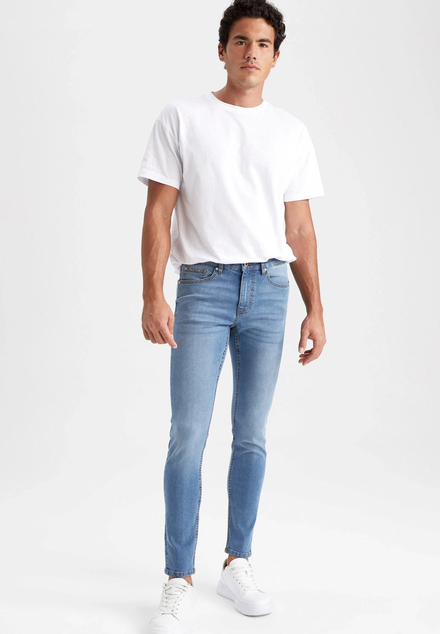DeFacto Jeans Skinny Fit - Blue 4 DeFacto Jeans Skinny Fit - Blue - Afbeelding 2