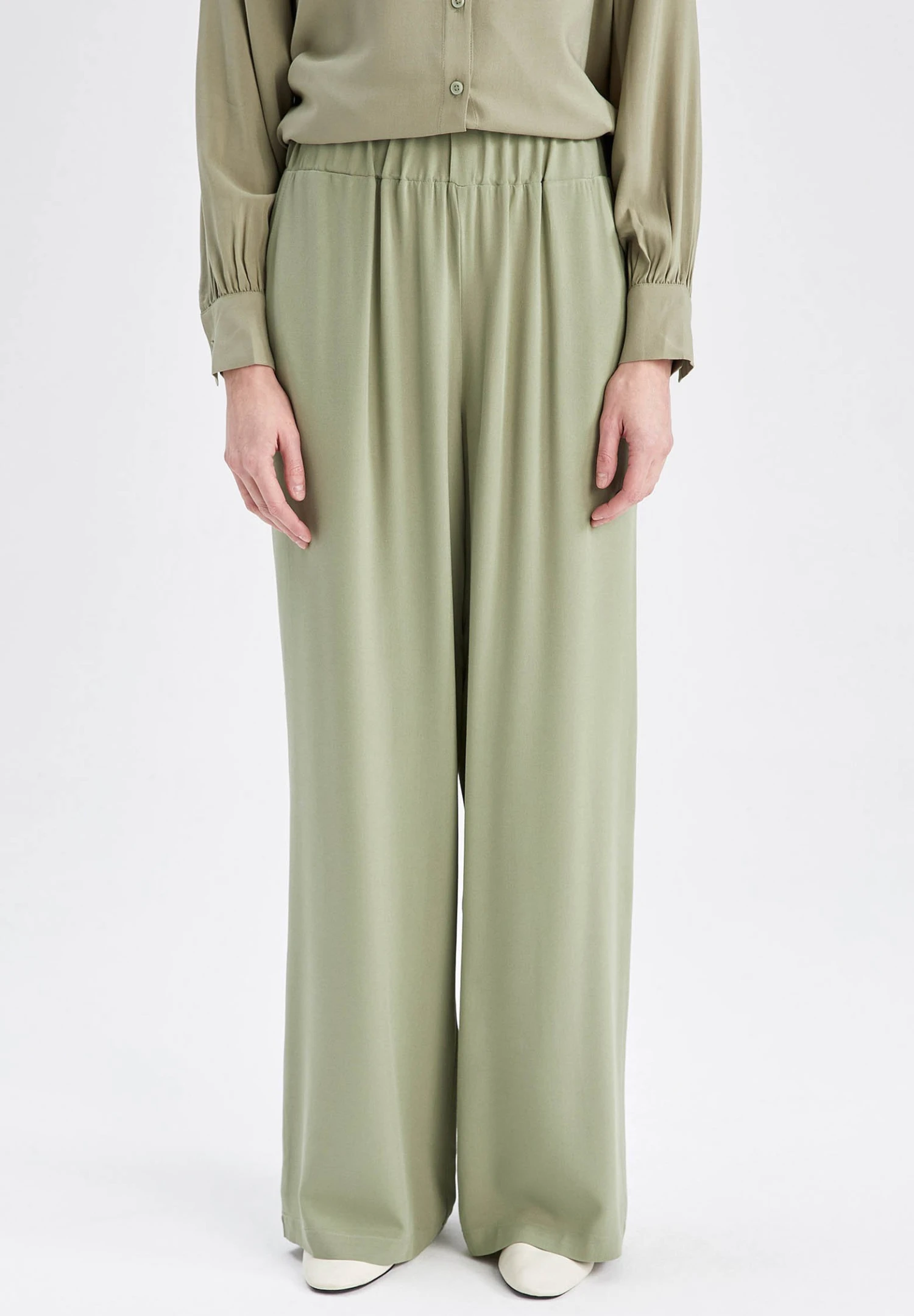 DeFacto Palazzo- Broek - Turquoise 3 DeFacto Palazzo- Broek - Turquoise