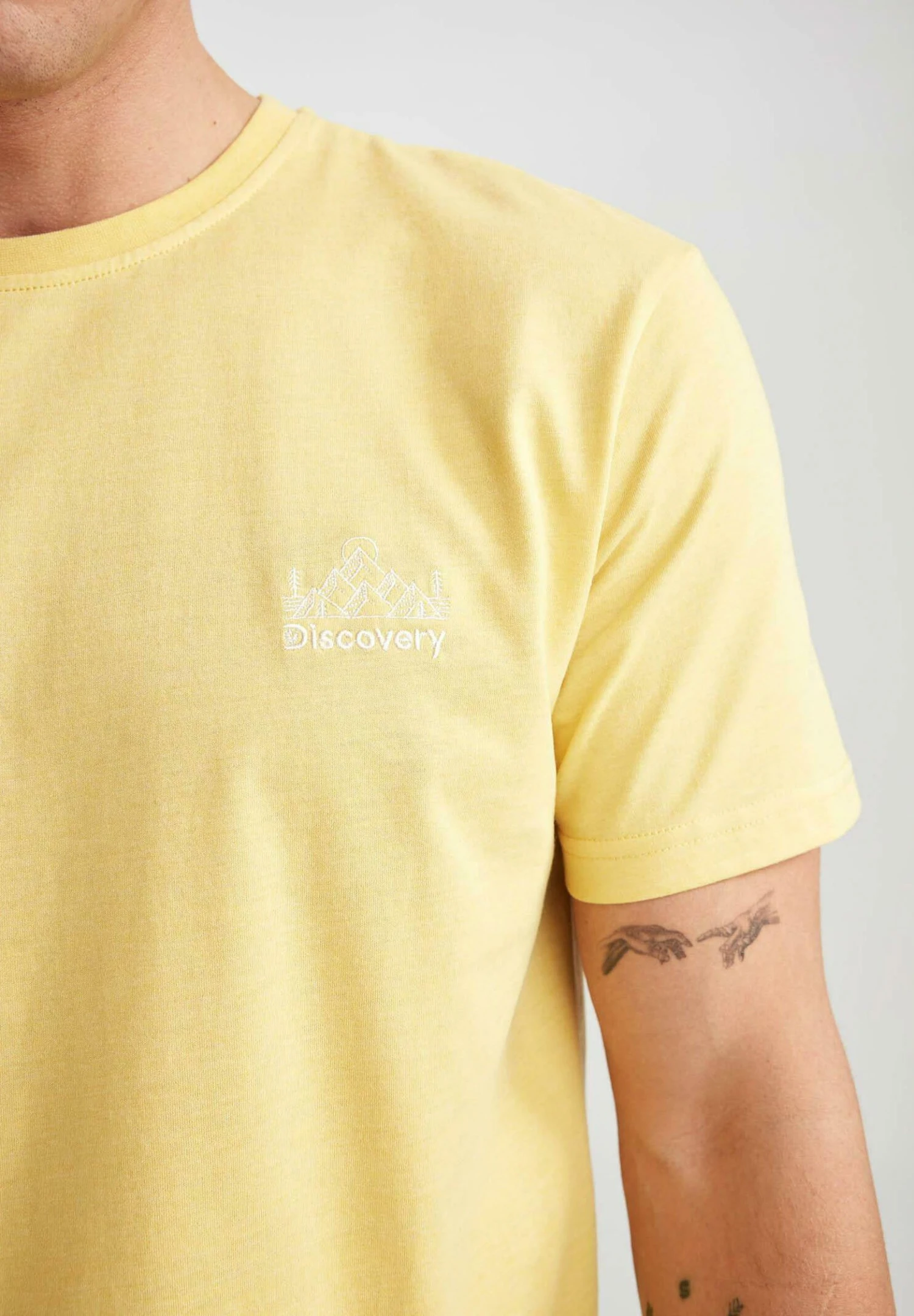 DeFacto Discovery Channel New Regular Fit- T-Shirt Basic - Yellow 6 DeFacto Discovery Channel New Regular Fit- T-Shirt Basic - Yellow - Afbeelding 4