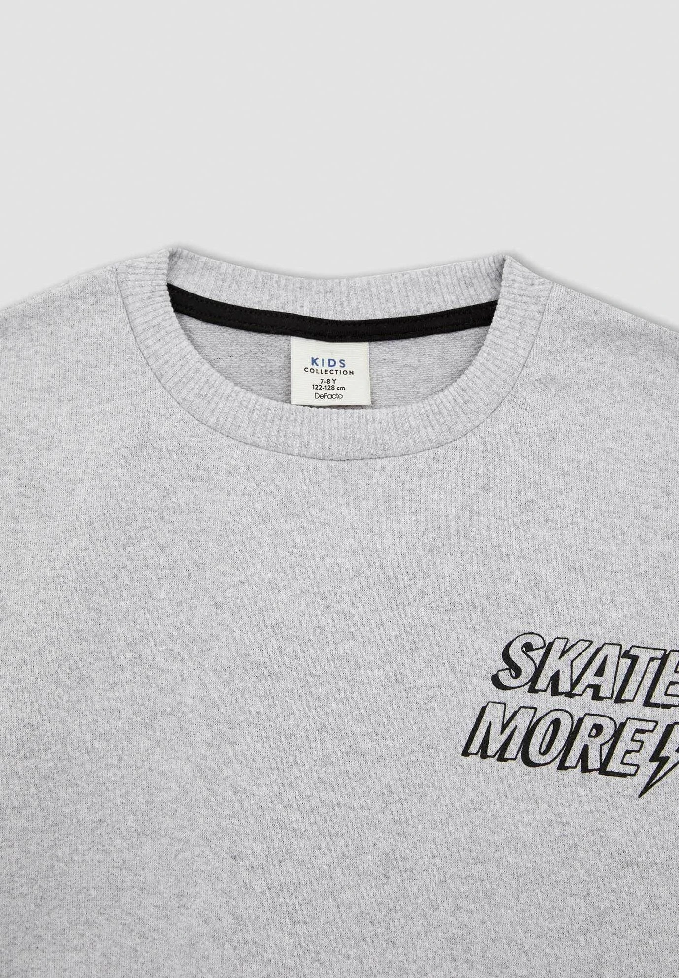 DeFacto Oversize Fit - Sweater - Grey 5 DeFacto Oversize Fit - Sweater - Grey - Afbeelding 3