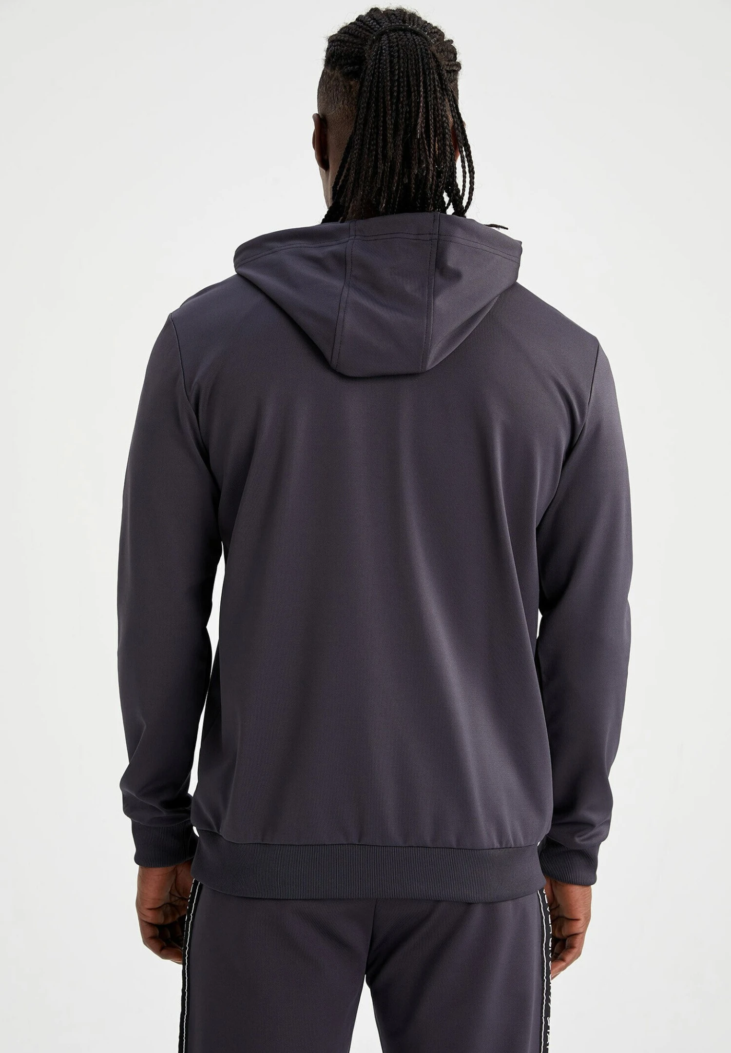 DeFacto Slim Fit - Sweater Met Rits - Anthracite 4 DeFacto Slim Fit - Sweater Met Rits - Anthracite - Afbeelding 2