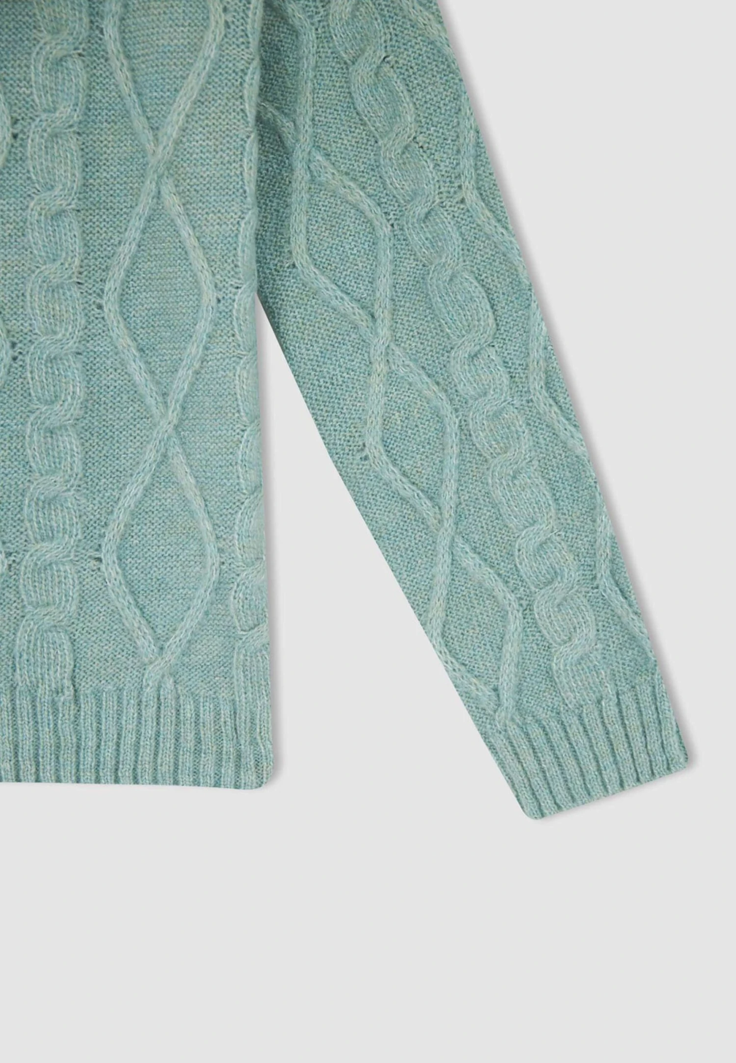 DeFacto Regular Fit - Trui - Turquoise 6 DeFacto Regular Fit - Trui - Turquoise - Afbeelding 4