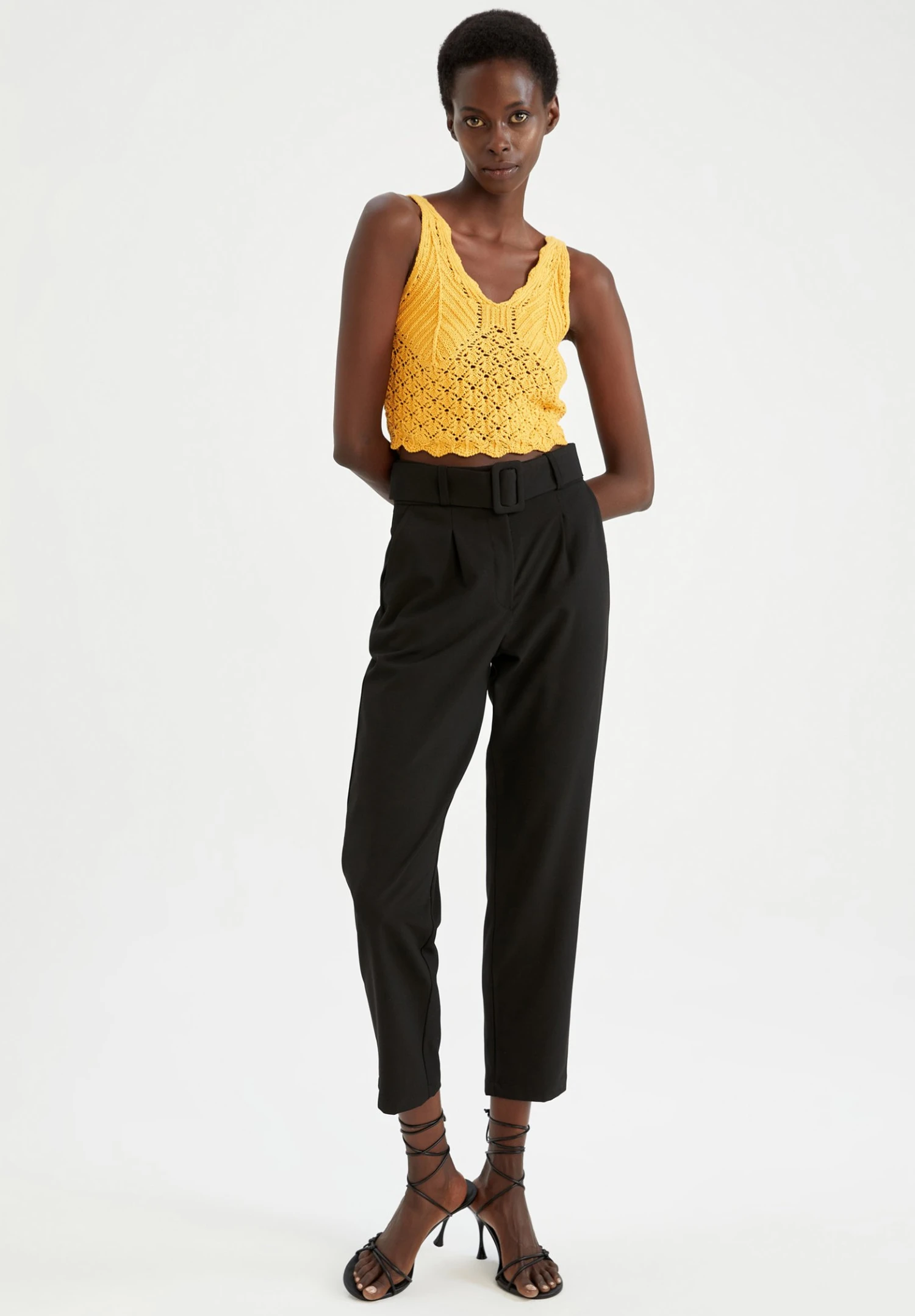 DeFacto Regular Fit - Top - Orange 4 DeFacto Regular Fit - Top - Orange - Afbeelding 2