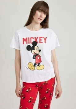 DeFacto Set Mickey & Minnie Regular Fit- Pyjama - Red 10 DeFacto Set Mickey & Minnie Regular Fit- Pyjama - Red -DeFacto 01fcf1a95a0a4aac98a586f9ef1406ad