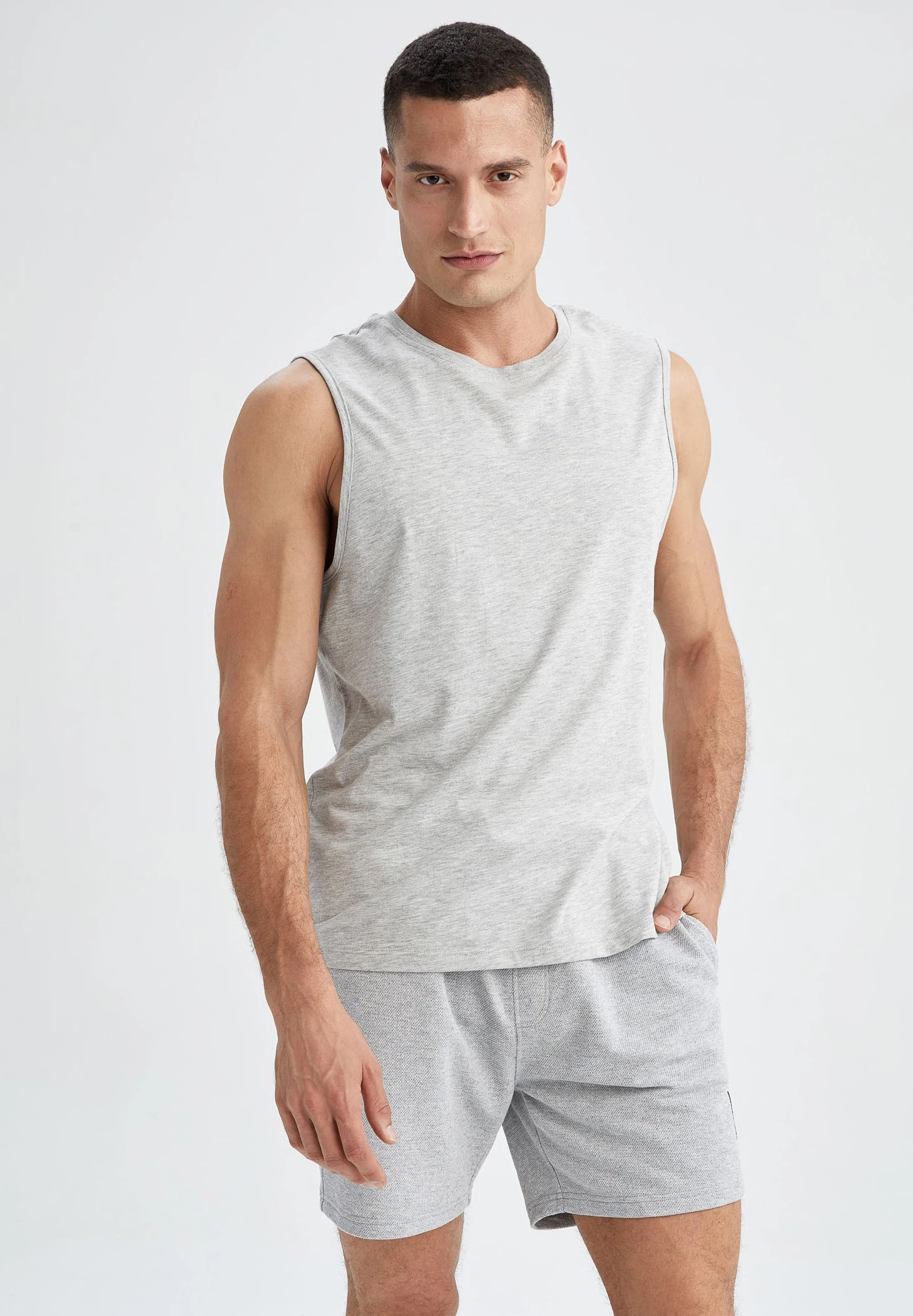 DeFacto Standart Fit- Top - Blue 3 DeFacto Standart Fit- Top - Blue