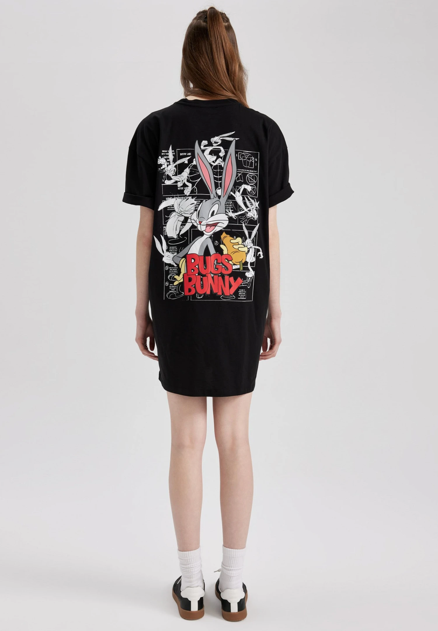 DeFacto Looney Tunes- Jerseyjurk - Black 3 DeFacto Looney Tunes- Jerseyjurk - Black