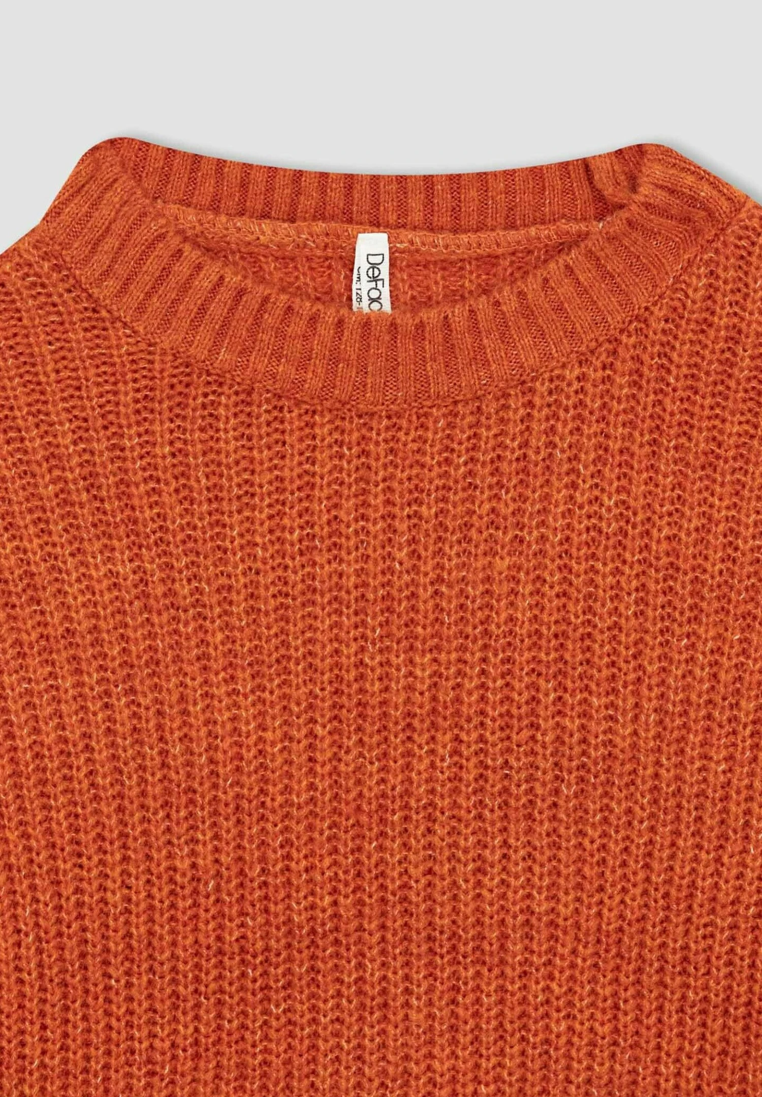 DeFacto Regular Fit - Trui - Orange 5 DeFacto Regular Fit - Trui - Orange - Afbeelding 3