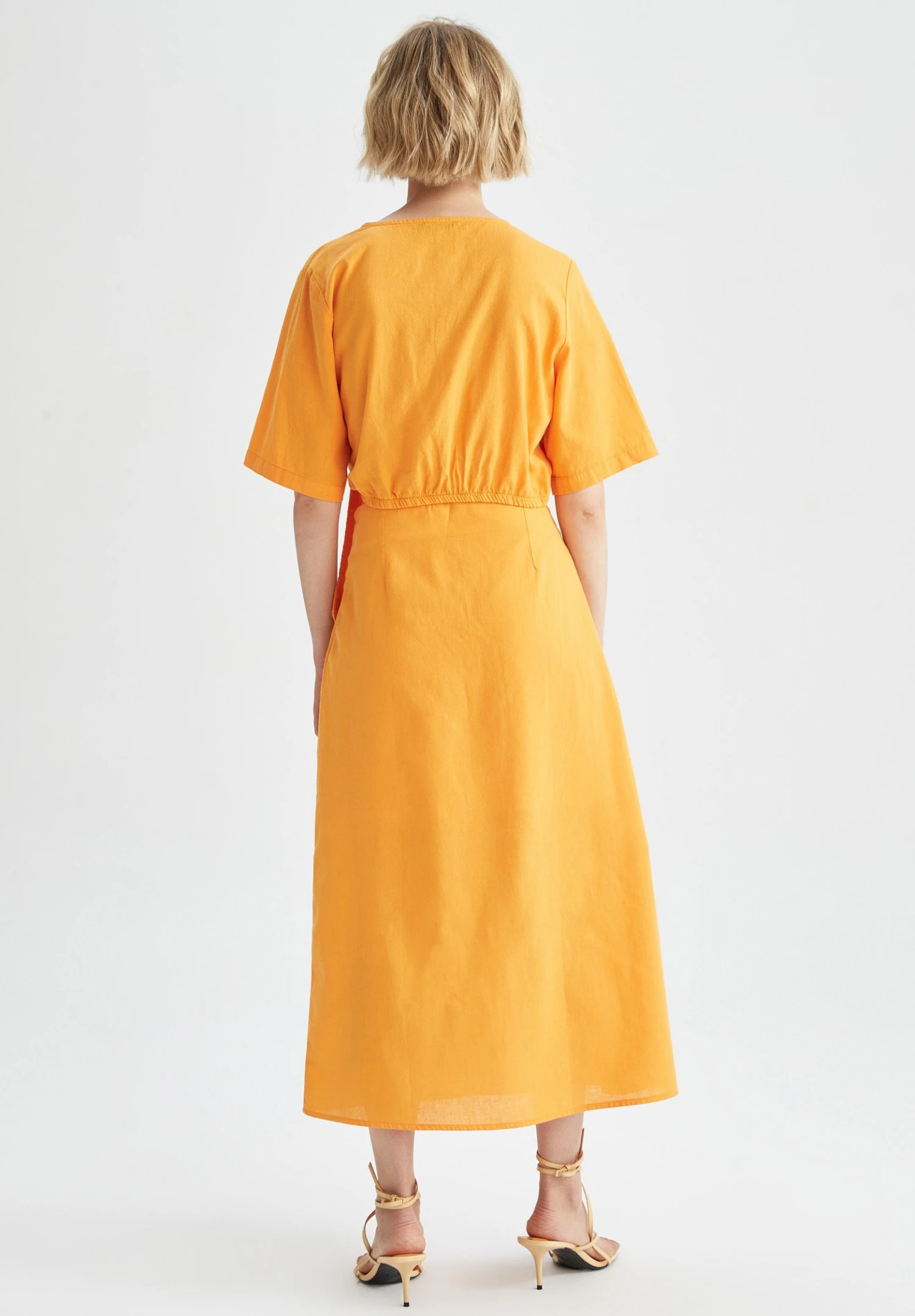 DeFacto Straight - A-Lijn Rok - Orange 5 DeFacto Straight - A-Lijn Rok - Orange - Afbeelding 3