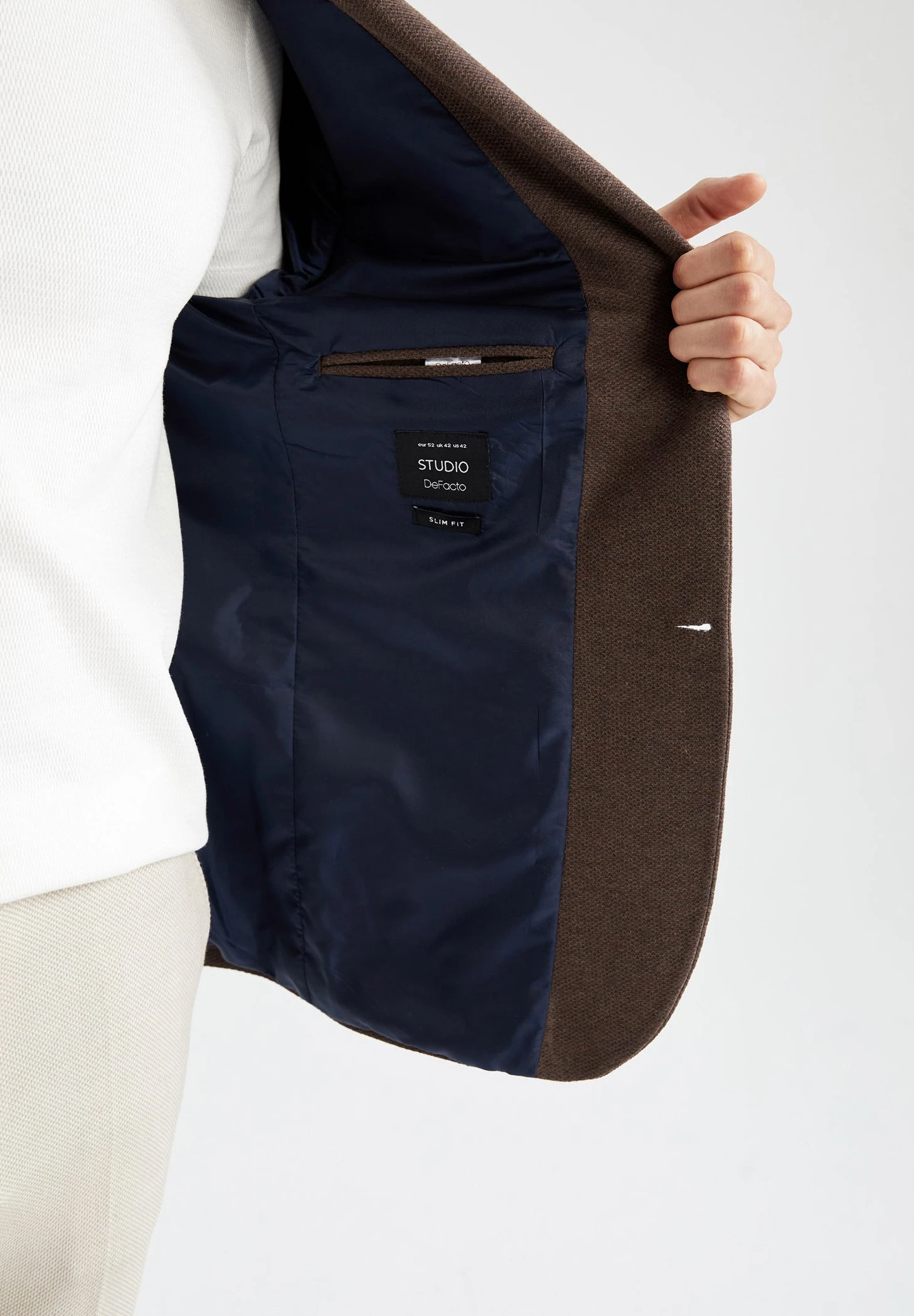 DeFacto Blazer - Brown 7 DeFacto Blazer - Brown - Afbeelding 5