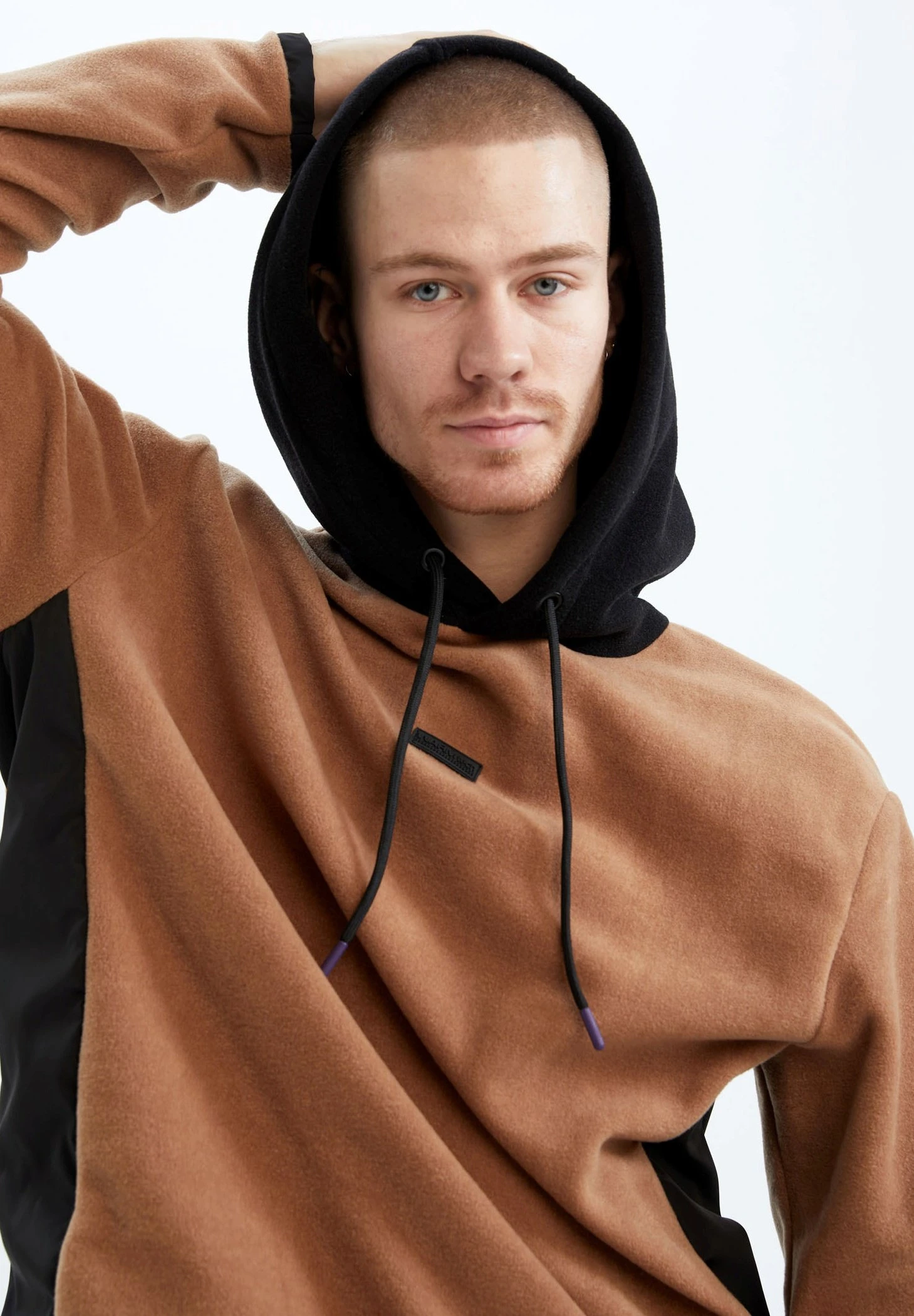 DeFacto Standart Fit- Hoodie - Brown 6 DeFacto Standart Fit- Hoodie - Brown - Afbeelding 4