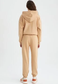 DeFacto Jogger - Standart Fit - Trainingsbroek - Beige -DeFacto 03419522b0da4161bd12246309914c43