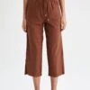 DeFacto Crop Wide Leg 3/4- Broek - Brown 2 DeFacto Crop Wide Leg 3/4- Broek - Brown -DeFacto 03fa47be0c0d42fe9f4aa3198967b180