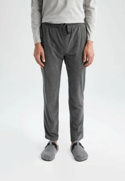 DeFacto Regular Fit - Pyjamabroek - Anthracite