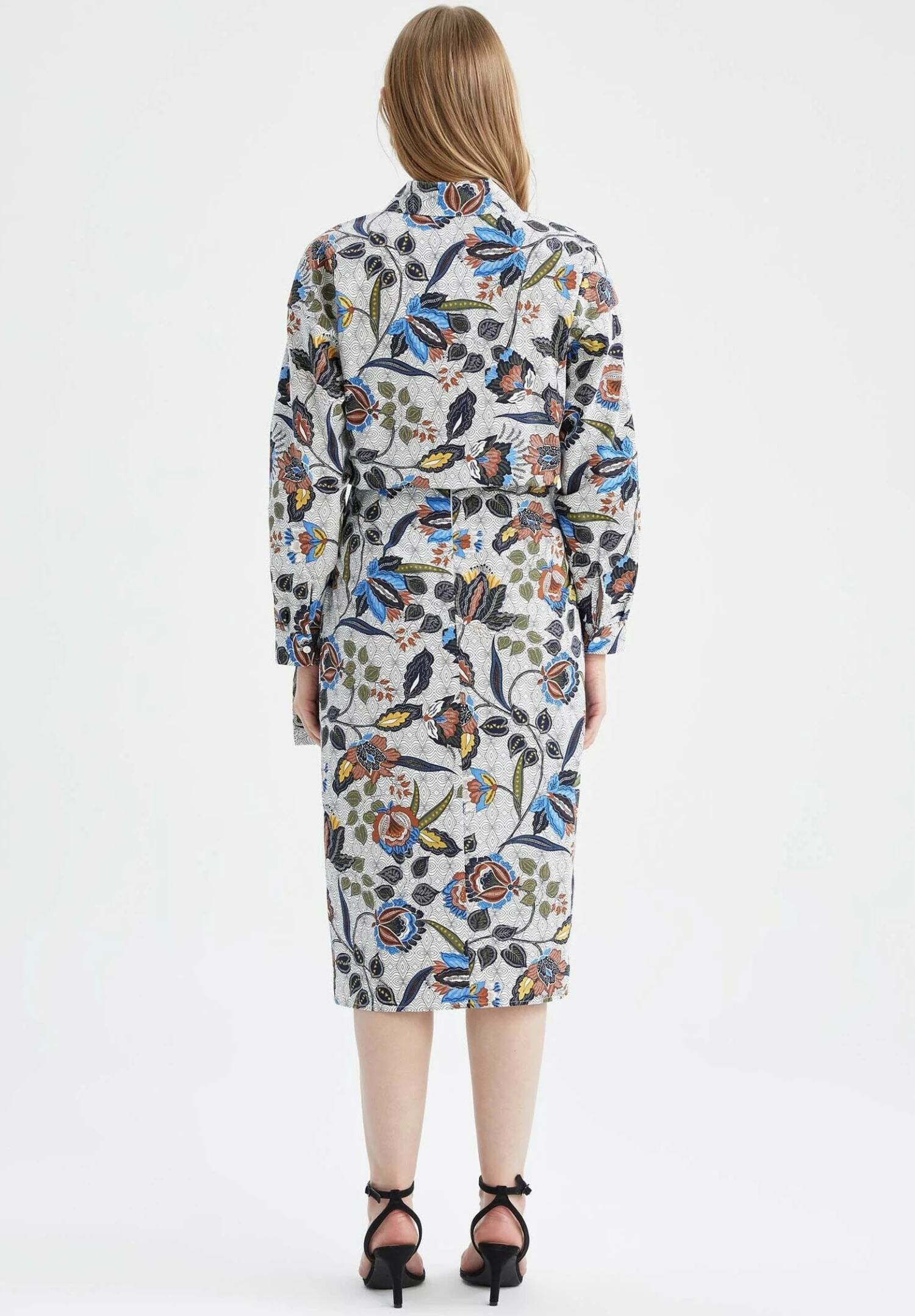 DeFacto Wikkelrok - Grey 4 DeFacto Wikkelrok - Grey - Afbeelding 2