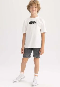 DeFacto Star Wars Set - Jeansshort - White