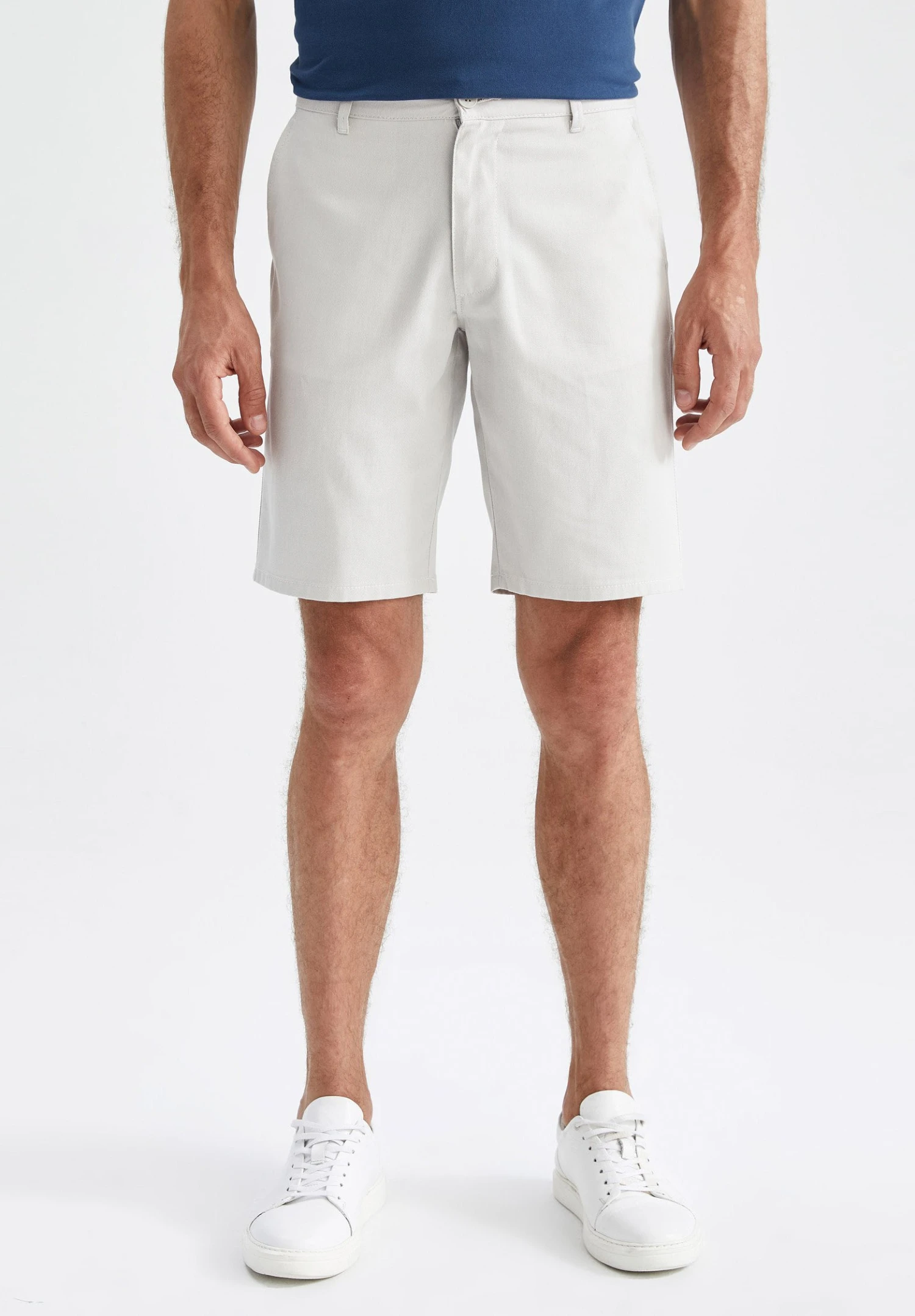 DeFacto Regular Fit - Shorts - Grey 3 DeFacto Regular Fit - Shorts - Grey