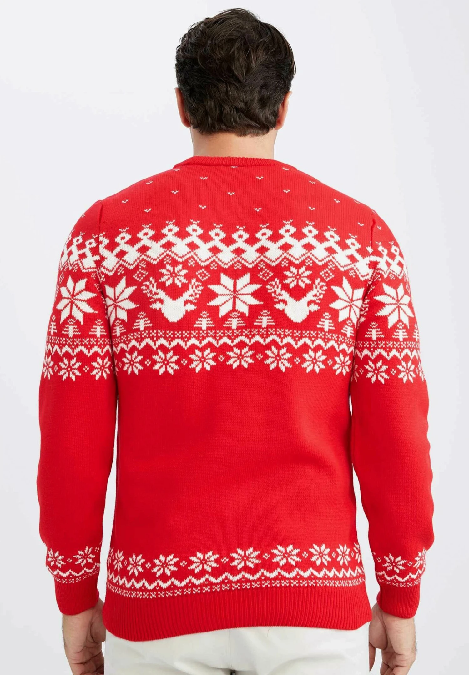 DeFacto Regular Fit - Trui - Red 5 DeFacto Regular Fit - Trui - Red - Afbeelding 3