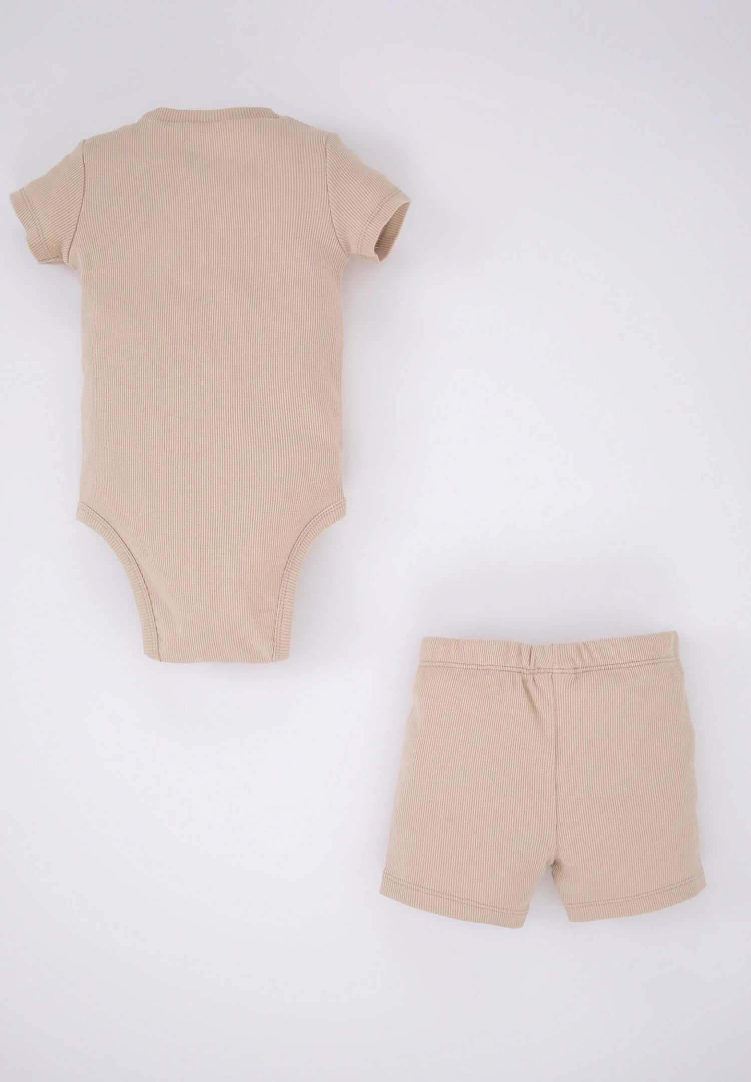 DeFacto Set Regular Fit - Body - Beige 4 DeFacto Set Regular Fit - Body - Beige - Afbeelding 2