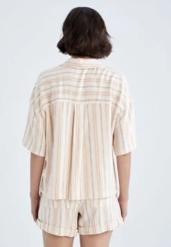 DeFacto Set - Pyjama - Ecru -DeFacto 058f24429c294f5cb69a32aa5756f4f4