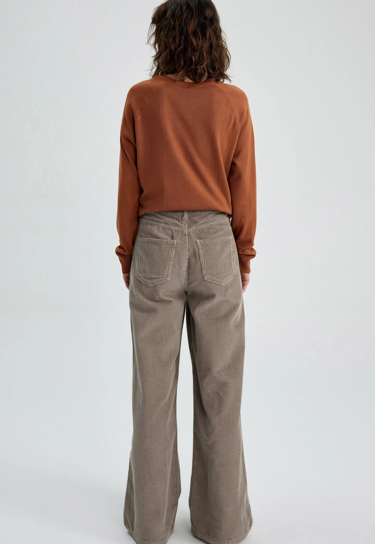 DeFacto Wide Leg- Broek - Beige 5 DeFacto Wide Leg- Broek - Beige - Afbeelding 3