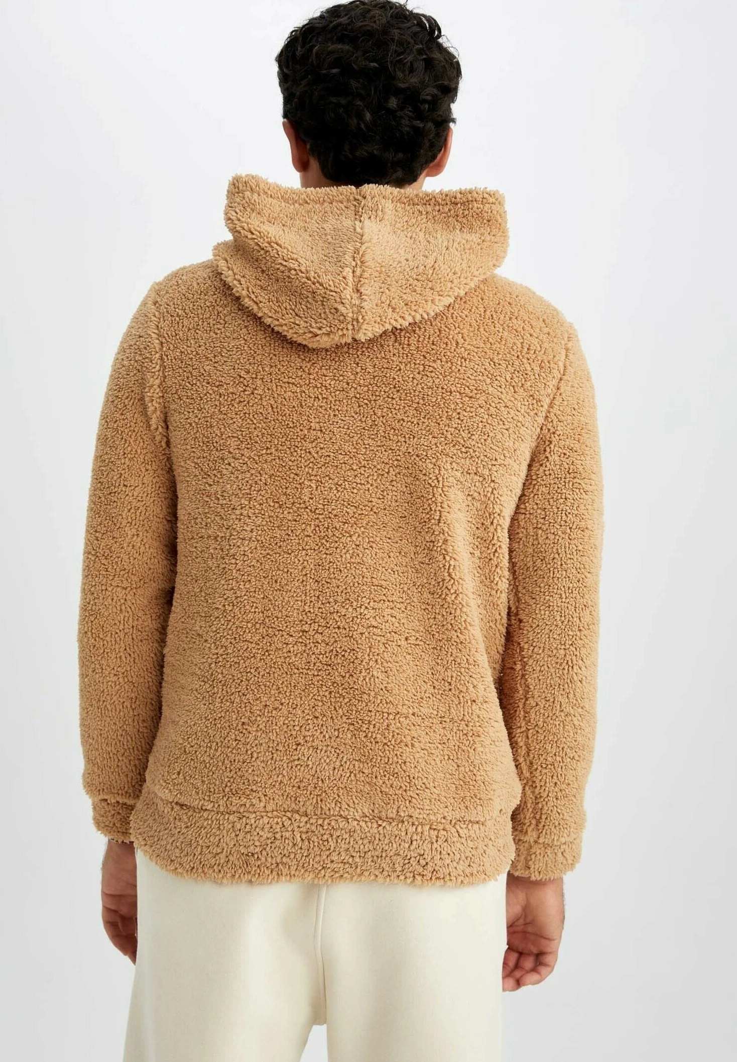 DeFacto Regular Fit - Hoodie - Brown 5 DeFacto Regular Fit - Hoodie - Brown - Afbeelding 3