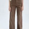 DeFacto Flared Jeans - Brown 1 DeFacto Flared Jeans - Brown -DeFacto 066169fa59204194915378fc72080179