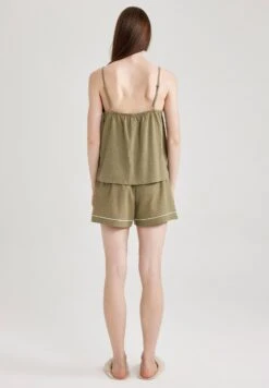 DeFacto Set Regular Fit - Pyjama - Khaki -DeFacto 066a1e8e57c4454aa6cfd4aa7de2b963