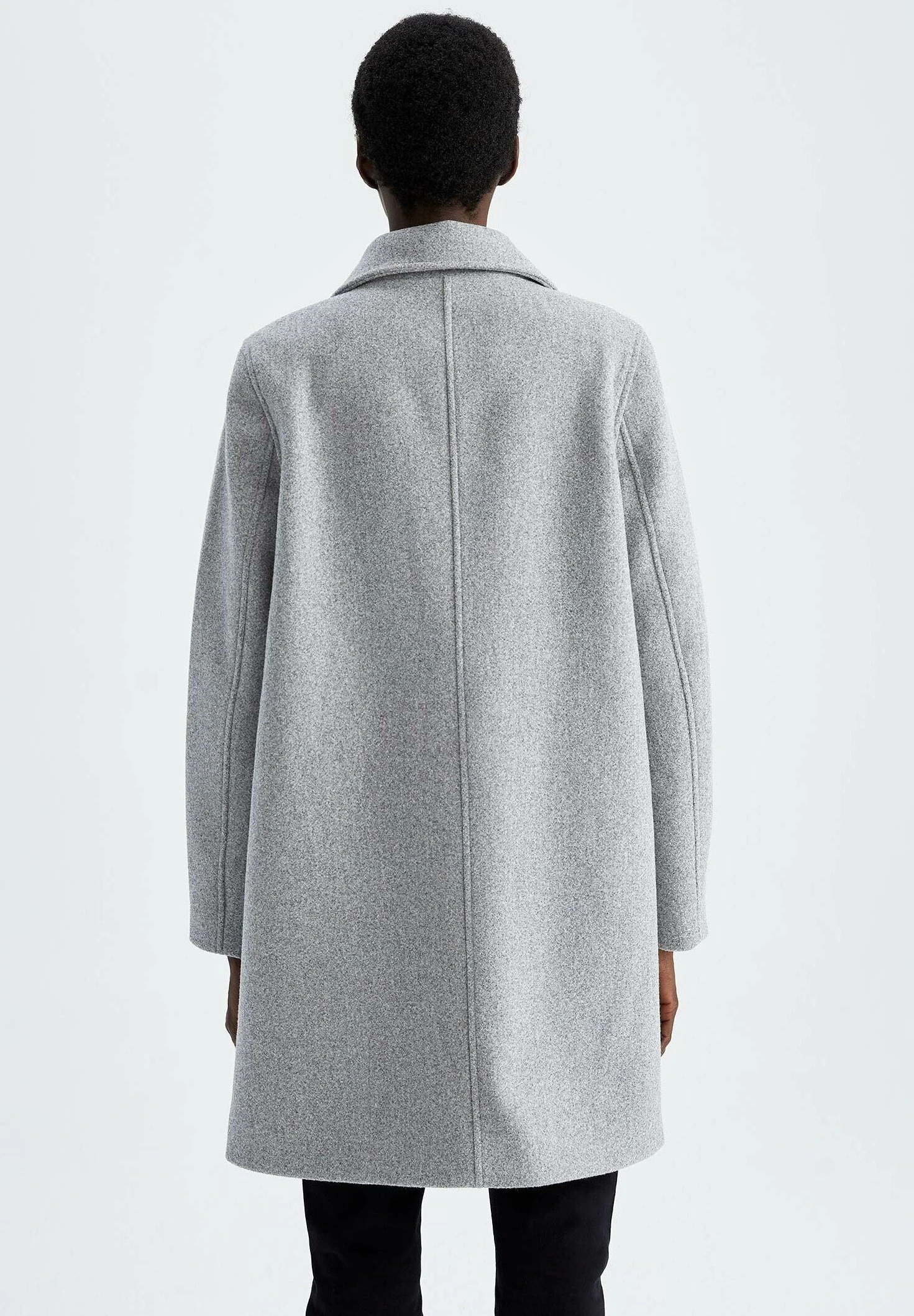 DeFacto Regular Fit- Halflange Jas - Grey 5 DeFacto Regular Fit- Halflange Jas - Grey - Afbeelding 3