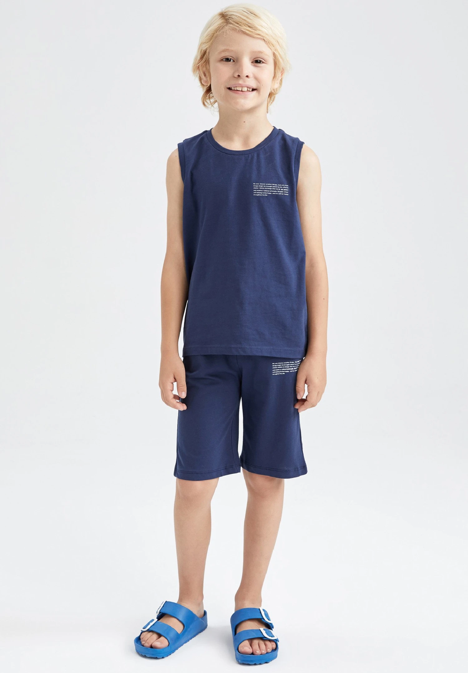 DeFacto Set Regular Fit - Trainingspak - Navy 3 DeFacto Set Regular Fit - Trainingspak - Navy