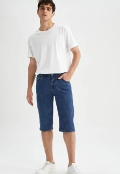 DeFacto Regular Fit - Jeansshort - Blue -DeFacto 0713fdc47cf2468aab558d9df5b3188f