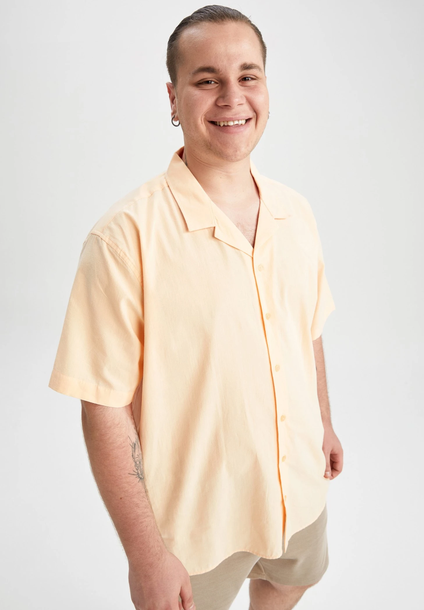 DeFacto Fit - Overhemd - Orange 3 DeFacto Fit - Overhemd - Orange