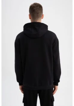 DeFacto Boxy Fit- Hoodie - Black 8 DeFacto Boxy Fit- Hoodie - Black -DeFacto 09f62ef68ad34d939be371dda0c6795d
