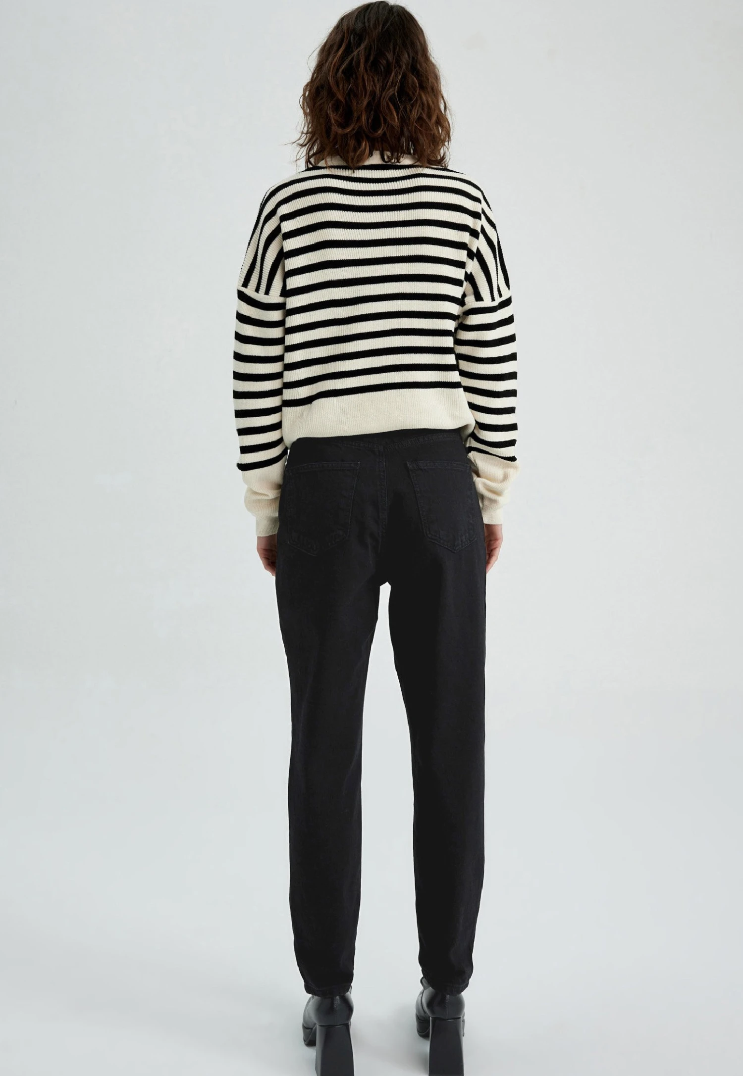 DeFacto Slim Fit Jeans - Black 5 DeFacto Slim Fit Jeans - Black - Afbeelding 3