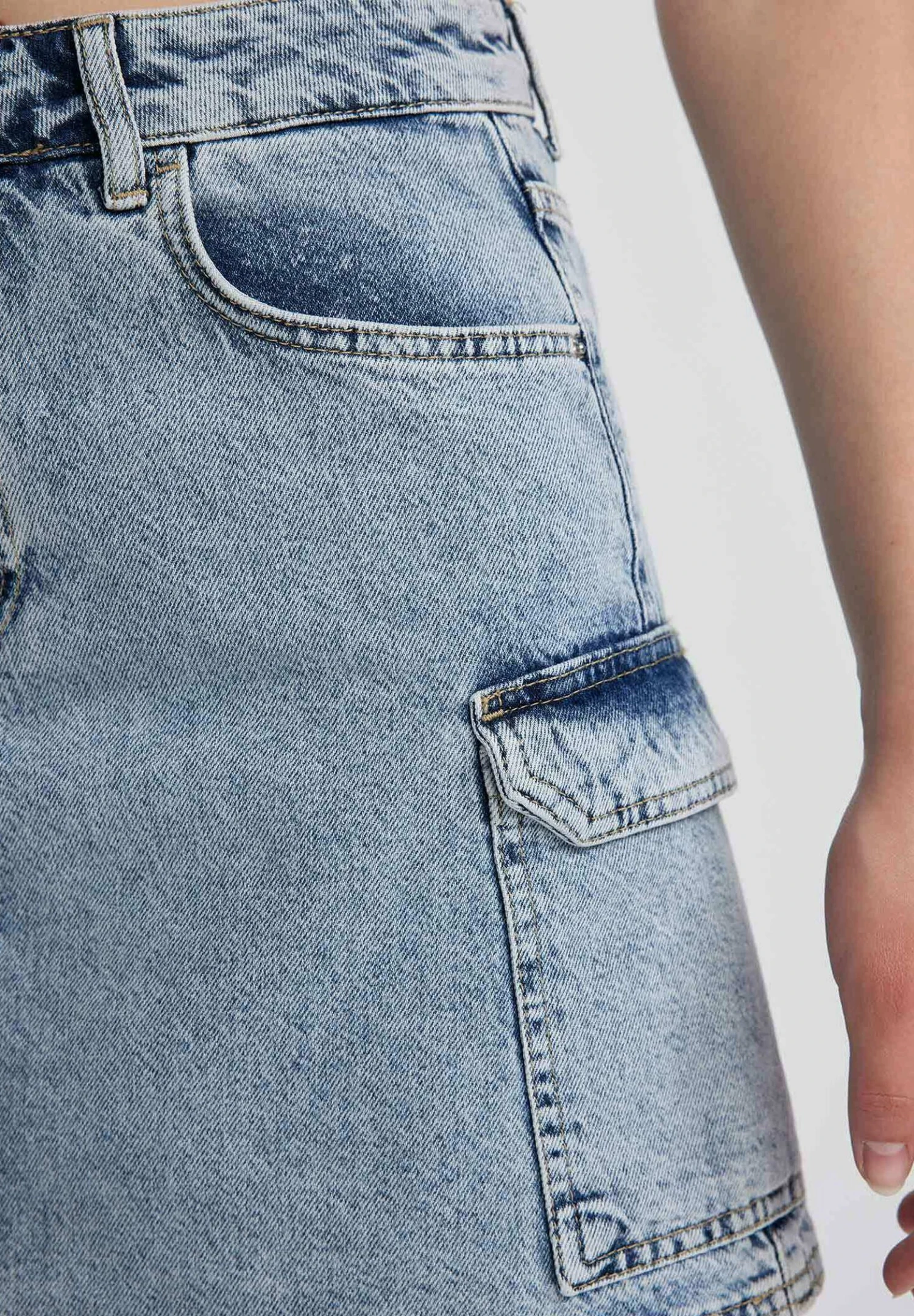 DeFacto Jeansrok - Blue 6 DeFacto Jeansrok - Blue - Afbeelding 4