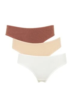 DeFacto 3Pack- Slip - Brown 15 DeFacto 3Pack- Slip - Brown -DeFacto 0a9ad41f36594d0a8aec2be26994bab1