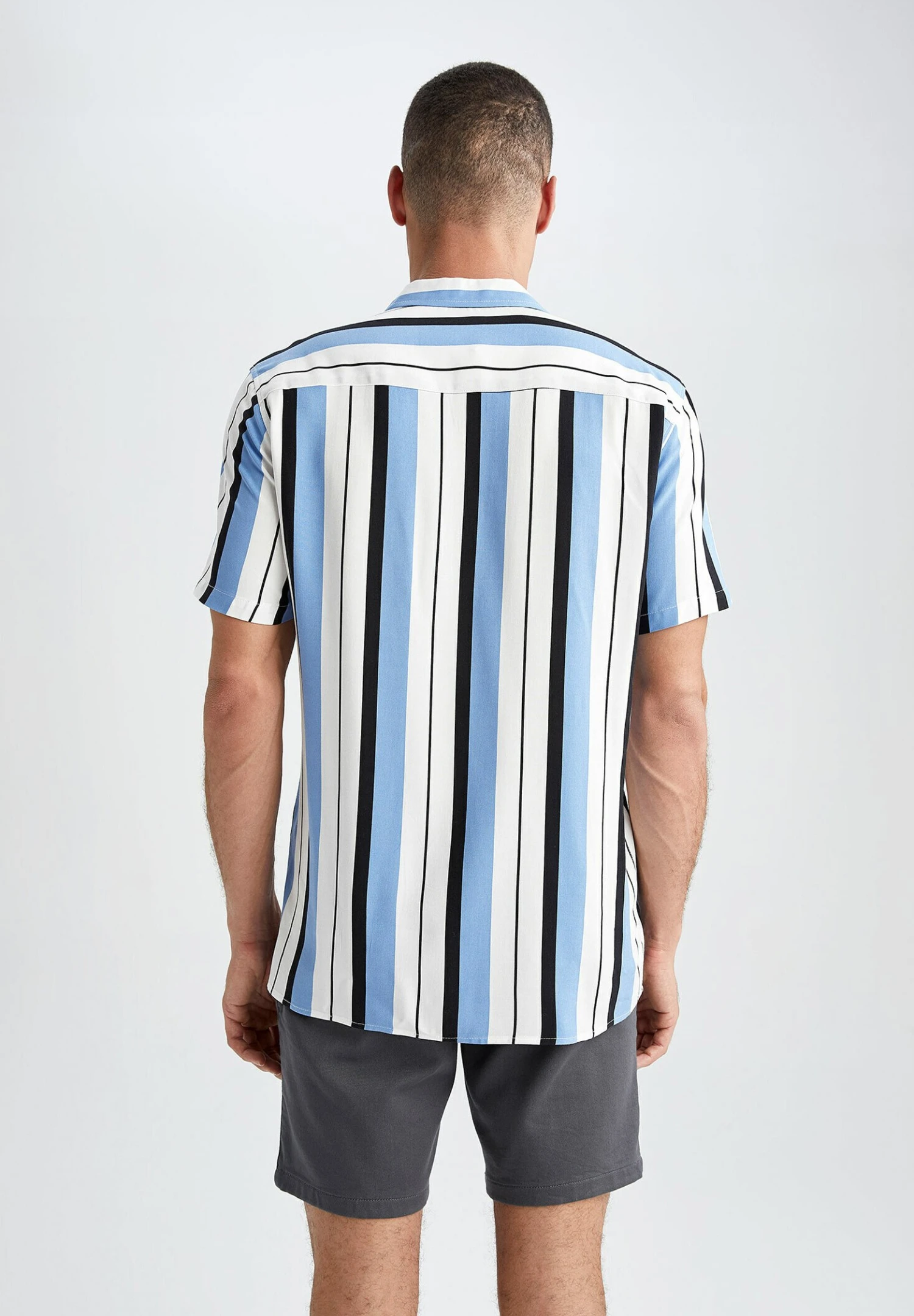 DeFacto Regular Fit- Overhemd - Blue 5 DeFacto Regular Fit- Overhemd - Blue - Afbeelding 3