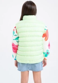 DeFacto Regular Fit- Bodywarmer - Green -DeFacto 0bc95f8e67314d22bb25210cb4b3a09b