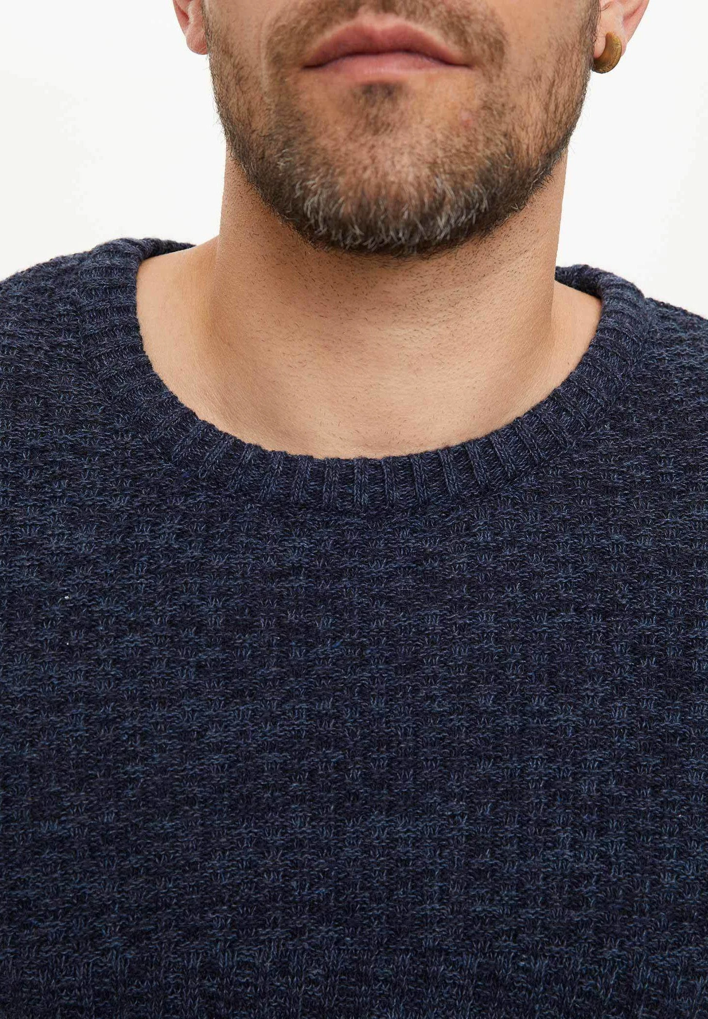 DeFacto Slim Fit - Trui - Navy 6 DeFacto Slim Fit - Trui - Navy - Afbeelding 4