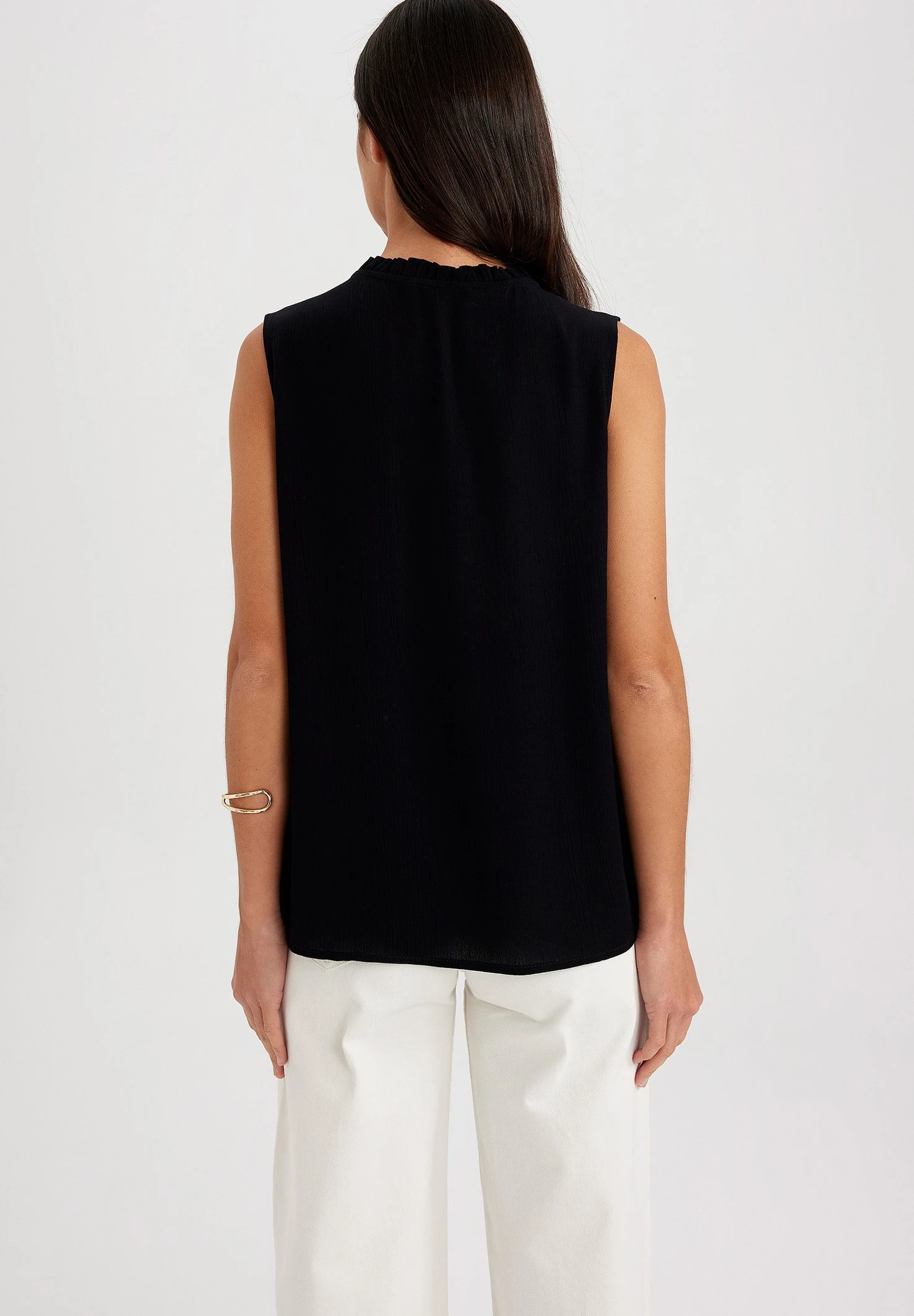 DeFacto Regular Fit - Blouse - Black 5 DeFacto Regular Fit - Blouse - Black - Afbeelding 3