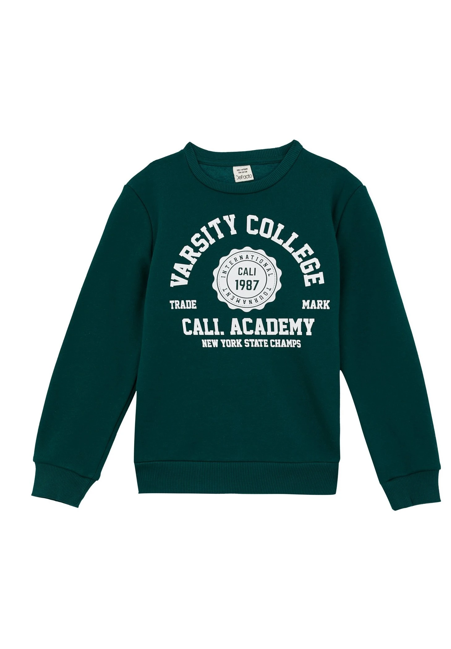 DeFacto Regular Fit- Sweater - Green 3 DeFacto Regular Fit- Sweater - Green