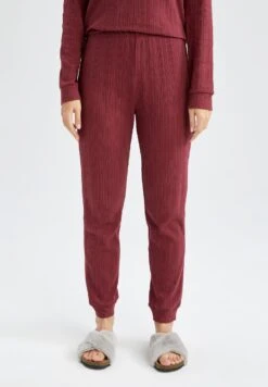 DeFacto Regular Fit- Pyjamabroek - Bordeaux