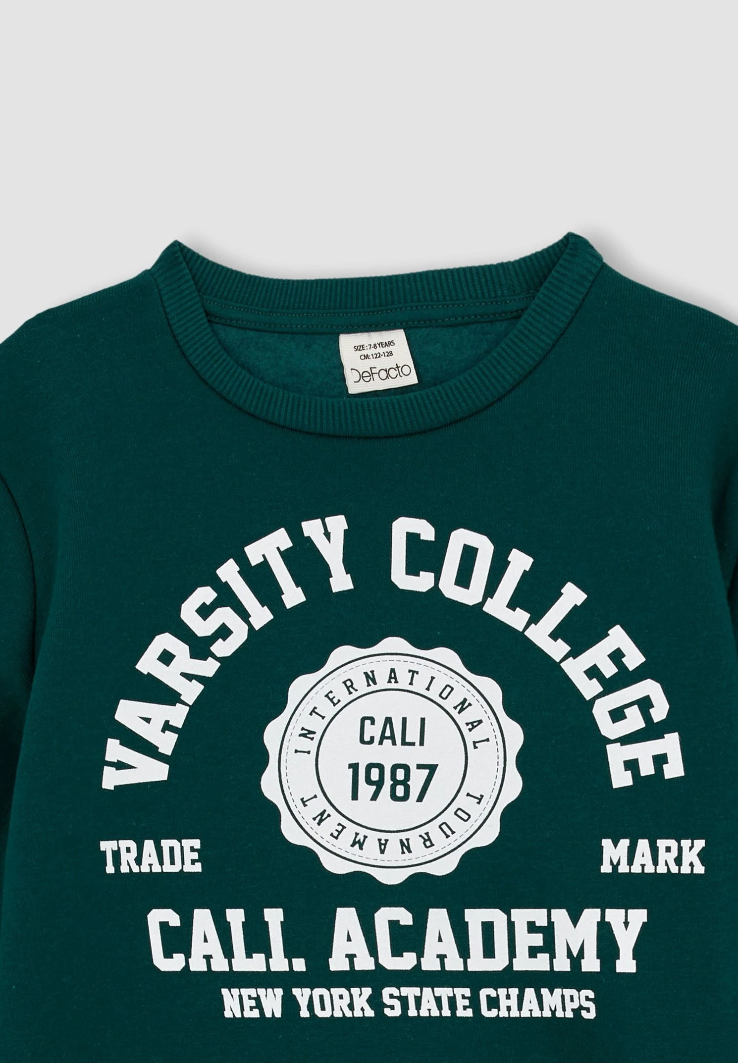 DeFacto Regular Fit- Sweater - Green 5 DeFacto Regular Fit- Sweater - Green - Afbeelding 3