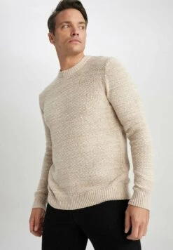 DeFacto Standart Fit - Trui - Beige