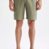 DeFacto Regular Fit - Shorts - Khaki -DeFacto 11b3ff7341684342a5da08812d4e2ff6