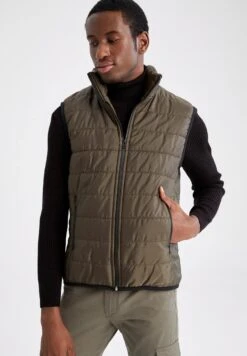 DeFacto Slim Fit- Bodywarmer - Green