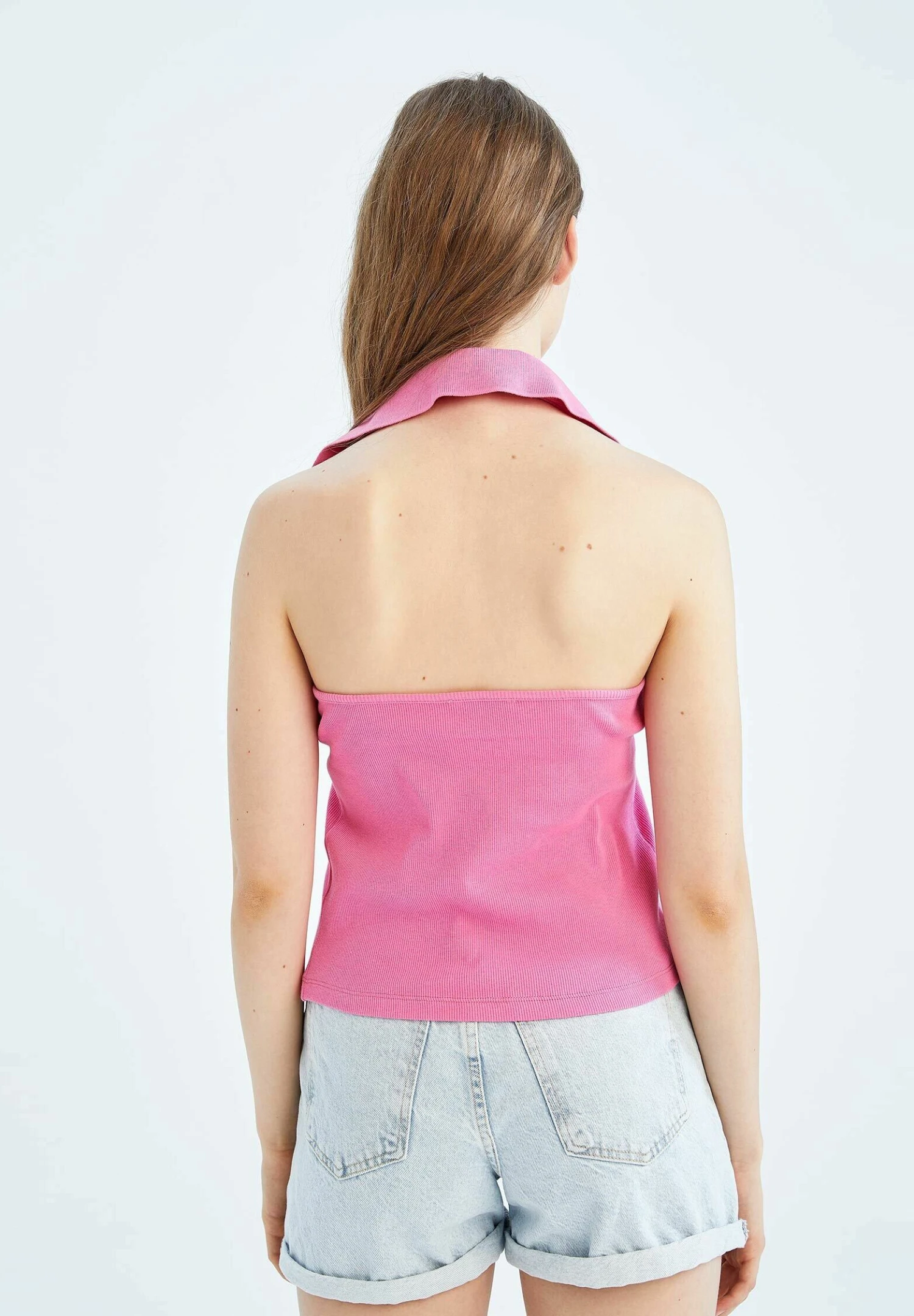 DeFacto Fitted - Top - Pink 5 DeFacto Fitted - Top - Pink - Afbeelding 3